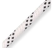 Marlow Drisse Polyester Marlowbraid 8mm Blanc Liseré Noir